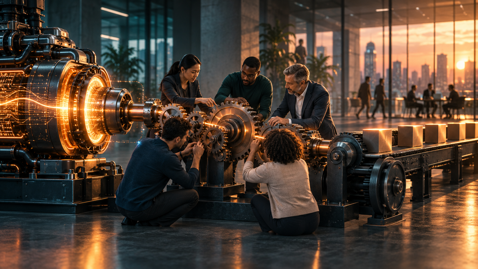 The hard part of AI is the change, not the model